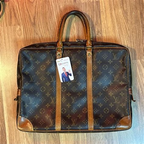 louis vuitton leather portfolio|louis vuitton briefcase hard.